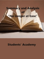 Summary and Analysis of “No Longer at Ease”