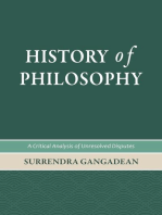 History of Philosophy: A Critical Analysis of Unresolved Disputes