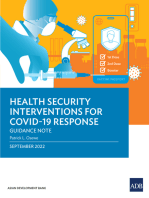 Health Security Interventions for COVID-19 Response: Guidance Note
