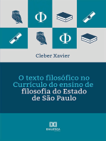 O texto filosófico no Currículo do ensino de filosofia do Estado de São Paulo