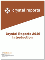 Crystal Reports Introduction
