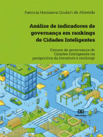 Análise de indicadores de governança em rankings de Cidades Inteligentes:  fatores de governança de Cidades Inteligentes na perspectiva da literatura e rankings