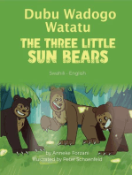 The Three Little Sun Bears (Swahili-English)