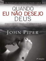 Quando eu não desejo Deus