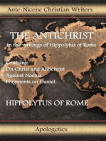 The Antichrist: in the writings of Hippolytus of Rome