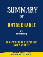 Summary of Untouchable By Elie Honig: How Powerful People Get Away with It