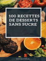 100 recettes de desserts sans sucre