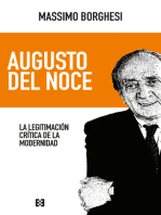 Augusto del Noce: La legitimación crítica de la modernidad