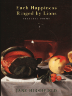 Each Happiness Ringed by Lions: Selected Poems