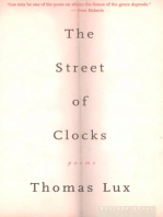 The Street Of Clocks: Poems