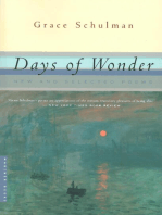 Days Of Wonder: New and Selected Poems
