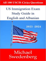 US Immigration Exam Study Guide in English and Albanian: Study Guides for the US Immigration Test