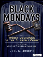 Black Mondays: Worst Decisions of the Supreme Court (Fifth Edition)