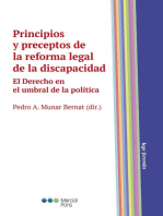 Principios y preceptos de la reforma legal de la discapacidad: El Derecho en el umbral de la política