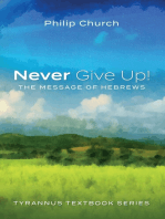 Never Give Up!: The Message of Hebrews