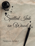 Spilled Ink on Wood