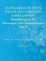 La Palabra de Dios desde Mi CorazÃ³n a Mis Labios: HomilÃ­as para los Domingos y las Solemnidades