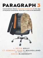 Paragraph 3: Conversations About Prepared Leadership in the Age of Perpetual Uncertainty -- From the C-Suite to the Battlefield