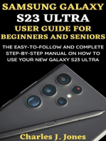 Samsung Galaxy S23 Ultra User Guide for Beginners and Seniors