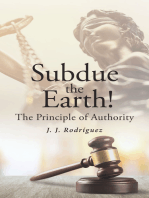 Subdue the Earth!: The Principle of Authority