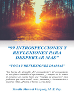 “99 INTROSPECCIONES Y REFLEXIONES PARA DESPERTAR MAS”: “YOGA Y REFLEXIONES DIARIAS”