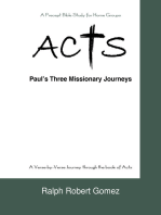 ACTS: Paul's Three Missionary Journeys