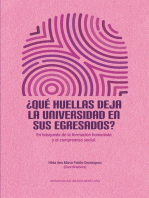 ¿Qué huellas deja la universidad en sus egresados?: En búsqueda de la formación humanista y el compromiso social