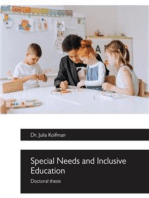 Special Needs and Inclusive Education: Doctoral thesis