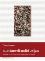 Esperienze di analisi del jazz: Armstrong, Parker, Cesàri, Monk, Mingus, Intra, Soft Machine