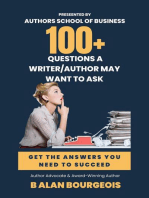 100+ Qustions a Writer/Author Should Ask