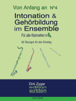 Intonation und Gehörbildung im Ensemble: Für Klarinetten in Bb: 62 Übungen für den Einstieg