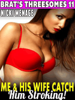 Me & His Wife Catch Him Stroking! 