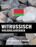 Witrussisch vocabulaireboek: Aanpak Gebaseerd Op Onderwerp