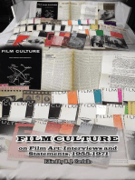 Film Culture on Film Art: Interviews and Statements, 1955-1971