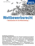 Wettbewerbsrecht 2023: Gesetzestexte für die Weiterbildung