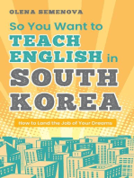 So You Want to Teach English in South Korea