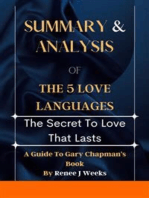 Summary And Analysis of The 5 Love Languages: The Secret To Love That Lasts