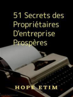51 Secrets des Propriétaires D'entreprise Prospères