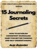 15 Journaling Secrets: Journaling For Entrepreneurs and Creatives, #1
