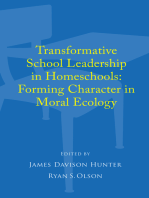 Transformative School Leadership in Homeschools: Forming Character in  Moral Ecology