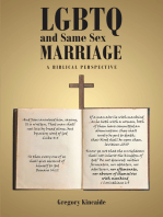 LGBTQ and Same Sex Marriage: A Biblical Perspective