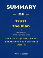 Summary of Trust the Plan by Will Sommer: The Rise of QAnon and the Conspiracy That Unhinged America