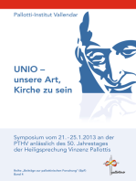 UNIO - unsere Art, Kirche zu sein: Symposium vom 21. - 25.1.2013 an der PTHV anlässlich des 50. Jahrestages der Heiligsprechung Vinzenz Pallottis
