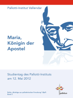 Maria, Königin der Apostel: Studientag des Pallotti-Instituts am 12. Mai 2012