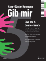 Give me five: Easy Piano Pieces in five-note range from Minuet to Pop Ballad