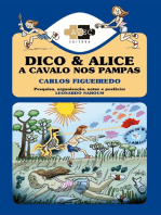 Dico e Alice a cavalo nos pampas