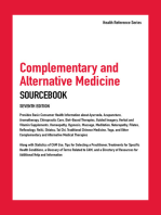 Complementary and Alternative Medicine Sourcebook, 7th Ed.