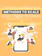 7 Traffic Generation Methods To Scale Your Online Business