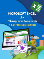 Microsoft Excel for Management Consultants : A Comprehensive Course: Course, #2