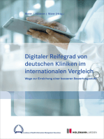 Digitaler Reifegard von deutschen Kliniken im internationalen Vergleich: Wege zur Erreichung eines besseren Bewertungsstufe